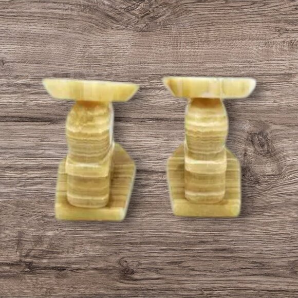 Vintage Onyx Siesta Man Book Ends - Picture 5 of 7